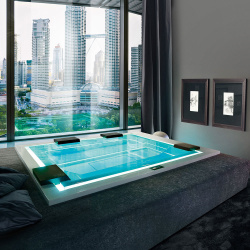 Переливной spa бассейн с водосливом Treesse Zen Active SP1